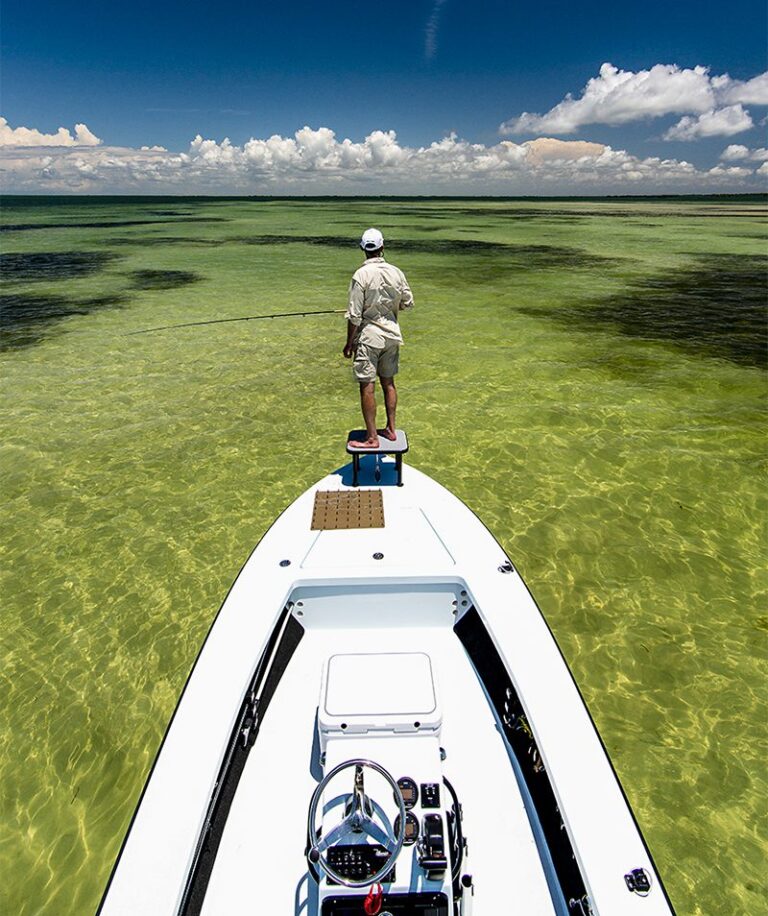 Man Standing On The Boat