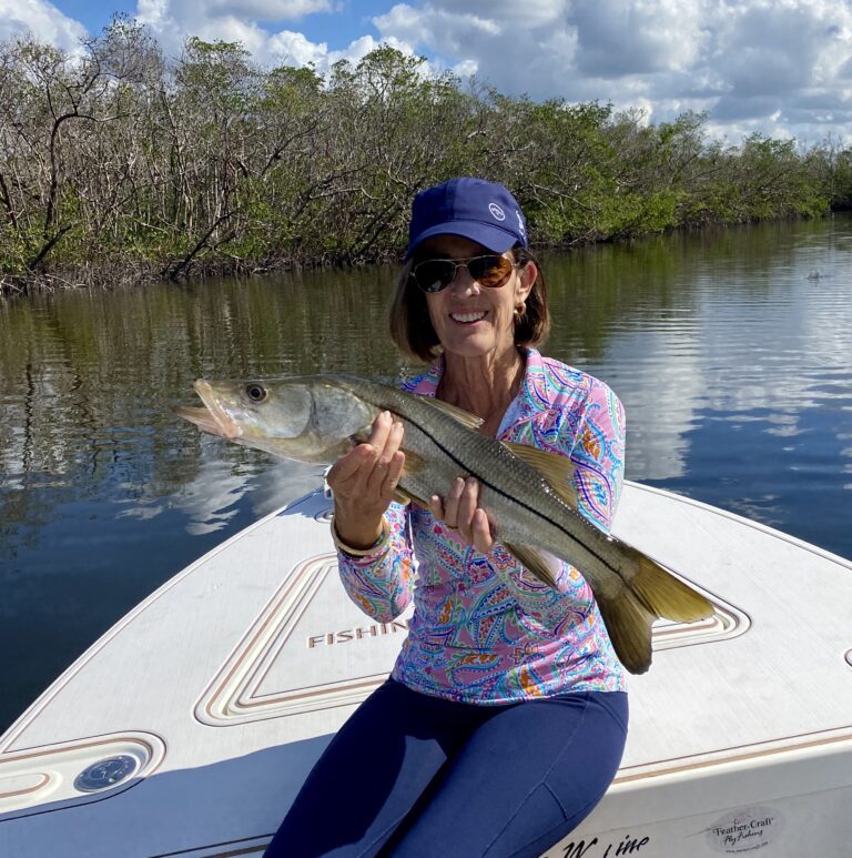 Senior Woman Fishing