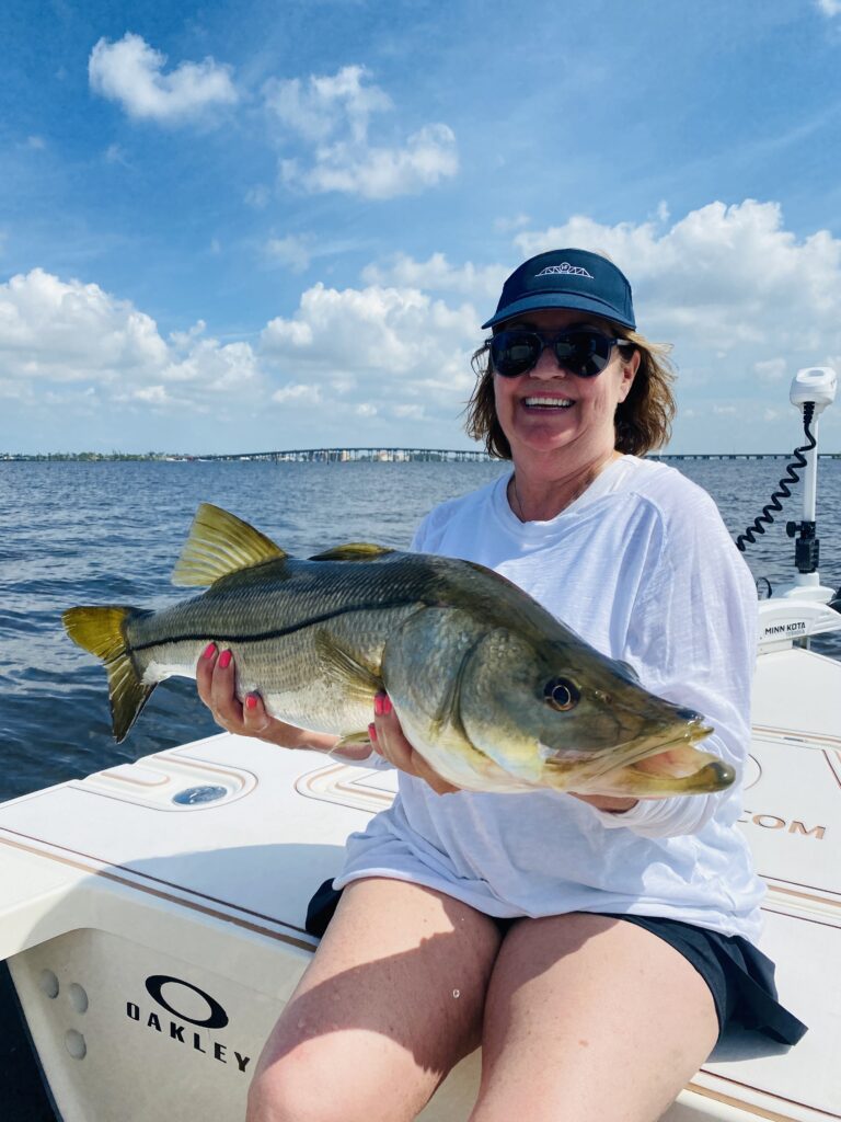 Woman Caught Big Fish