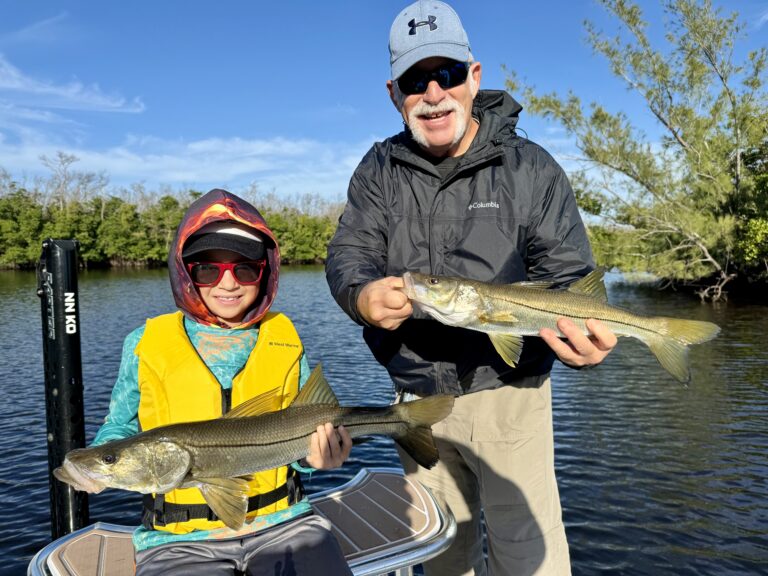 Adult And Kid Fishing