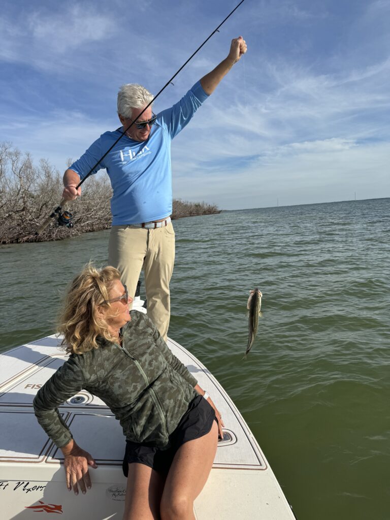 Adult Man Caught Fish