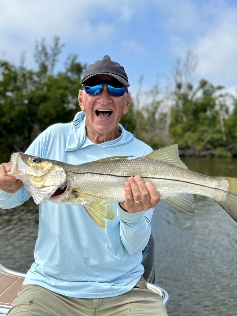 Happy Man Caught A Big Fish