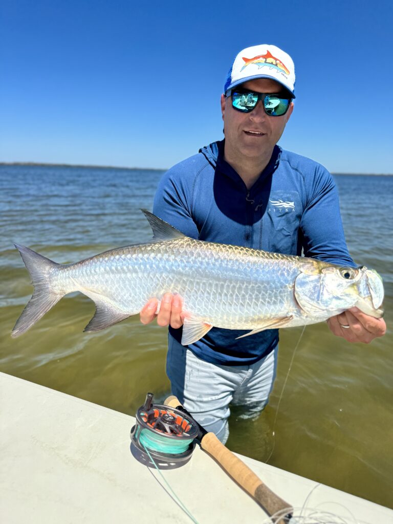 tarpon caught during Sanibel fly fishing trip